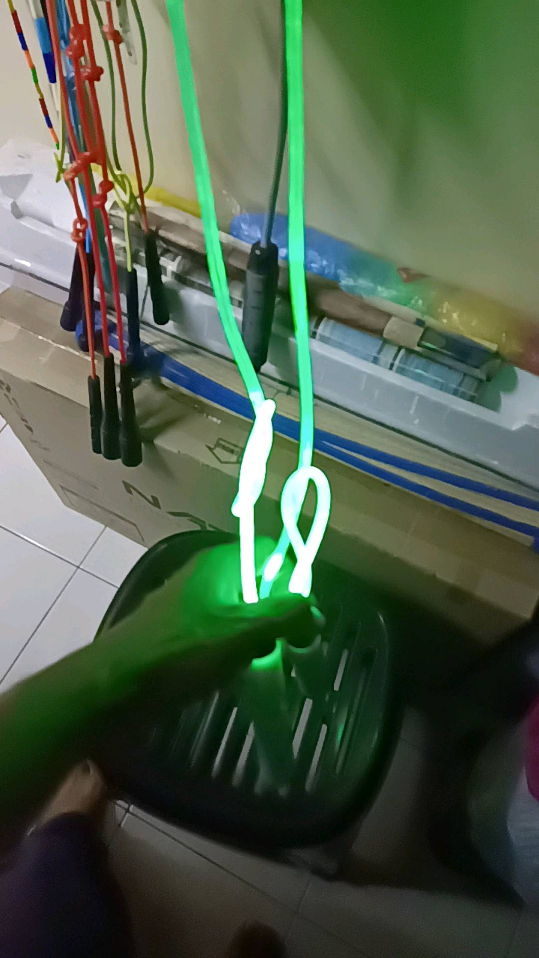 Glowing Skipping Rope - Adjustable Luminous Exercise for Fitness photo review