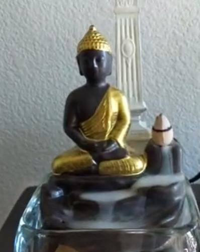 Golden Buddha Backflow Incense Burner photo review