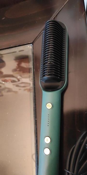 Air Brush Hair Straightener Brush photo review