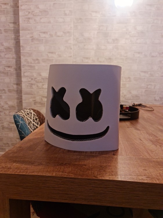 Marshmello Halloween LED Mask with 3 Lighting Modes photo review