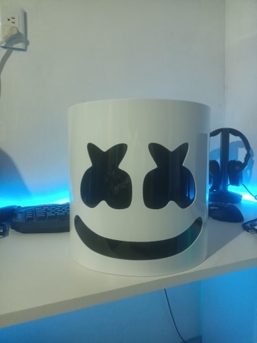 Marshmello Halloween LED Mask with 3 Lighting Modes photo review