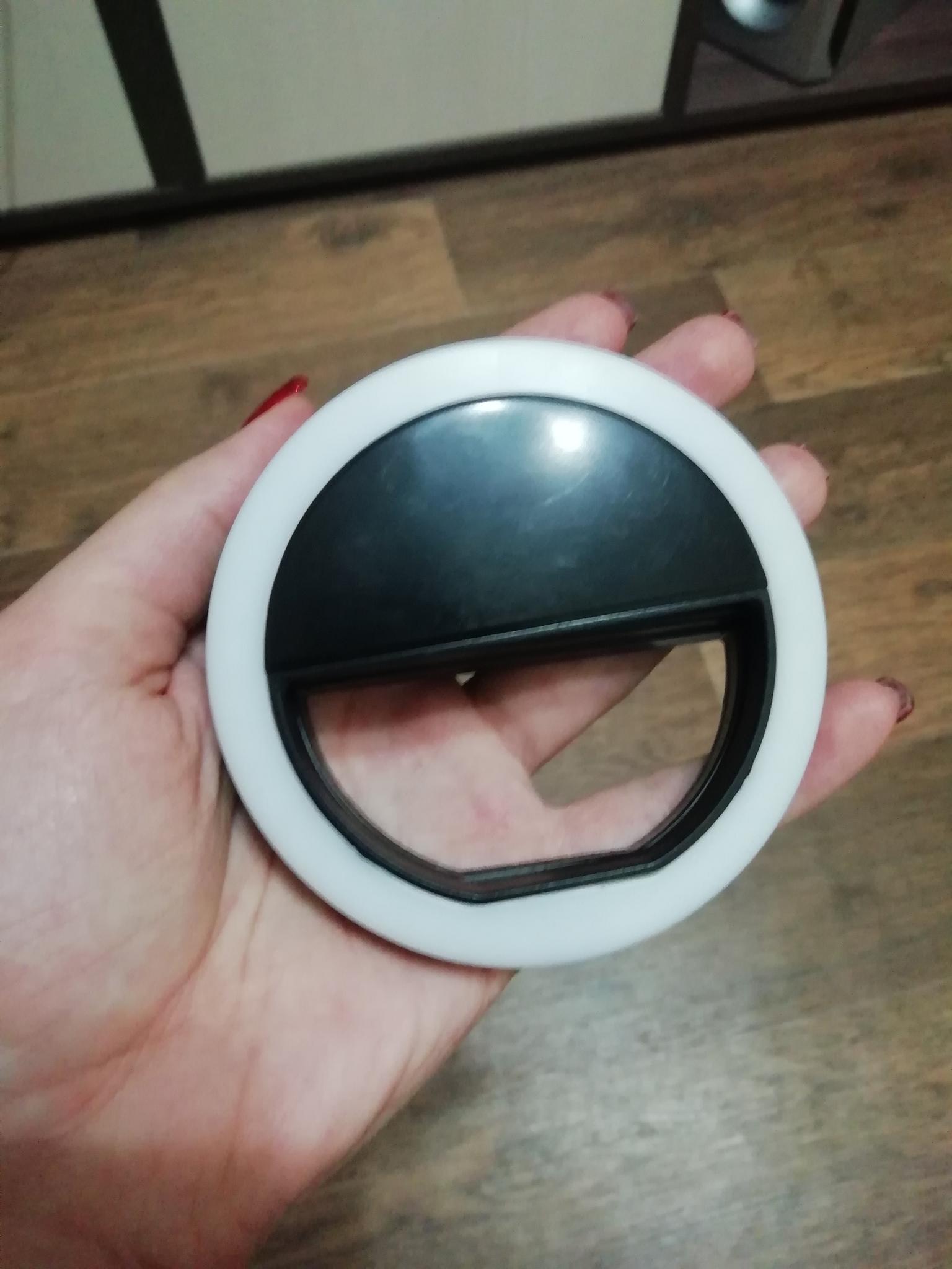 Halo Portable Selfie Ring Light For Iphone And Android photo review