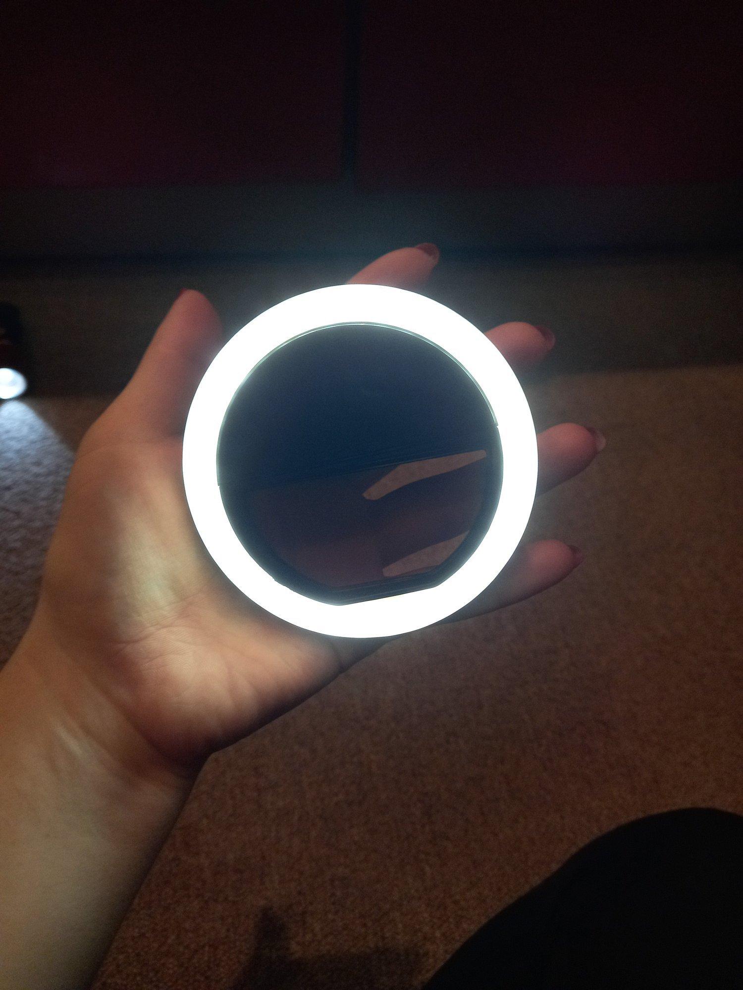 Halo Portable Selfie Ring Light For Iphone And Android photo review