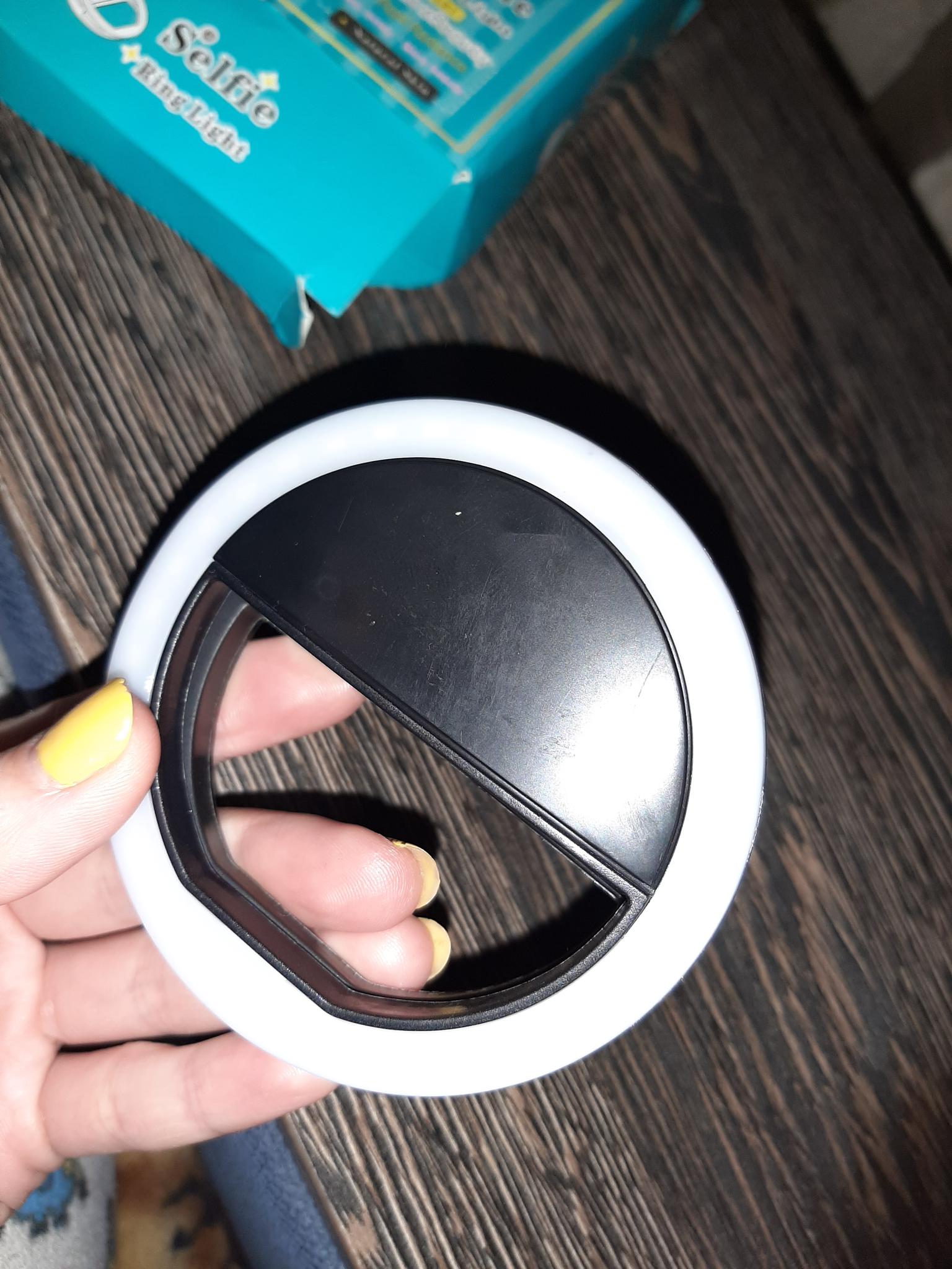 Halo Portable Selfie Ring Light For Iphone And Android photo review