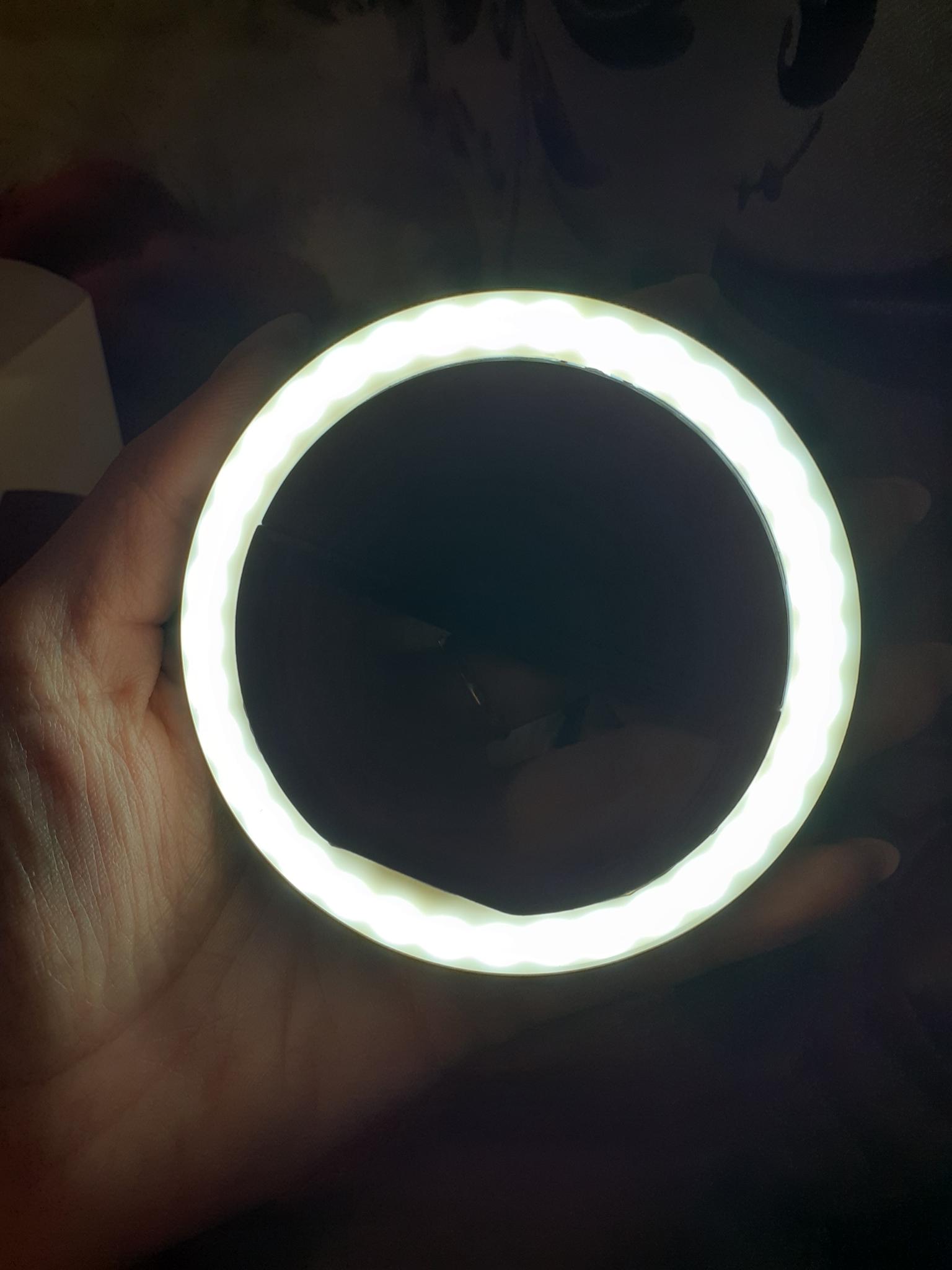 Halo Portable Selfie Ring Light For Iphone And Android photo review