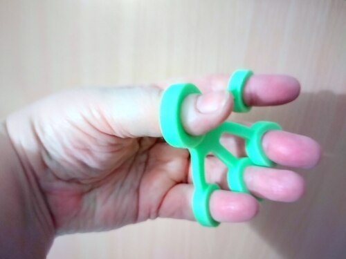 Hand Puller Finger Resistance Bands for Exercise Stretching Rehabilitation photo review