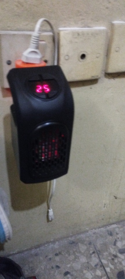 Portable Electric Wall Heater with Adjustable Thermostat for Home photo review