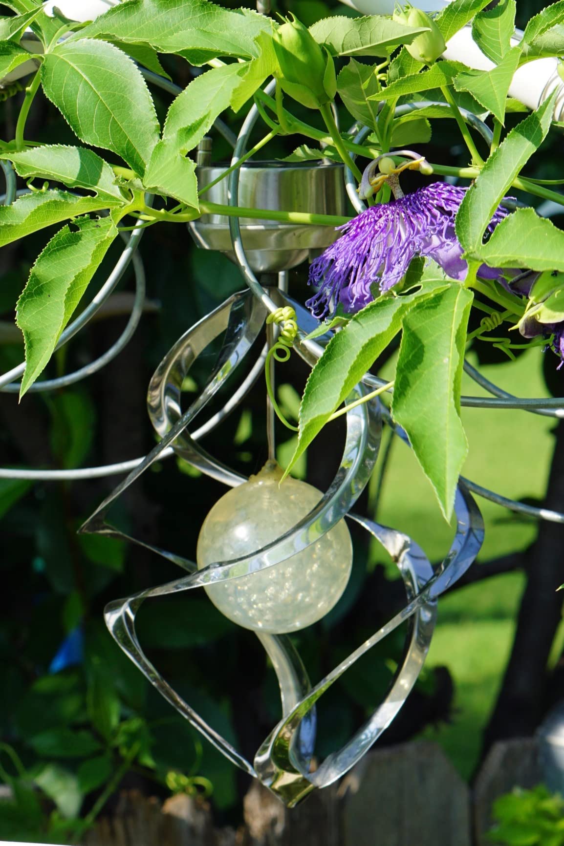 Hanging Solar Swirl Wind Spinner photo review