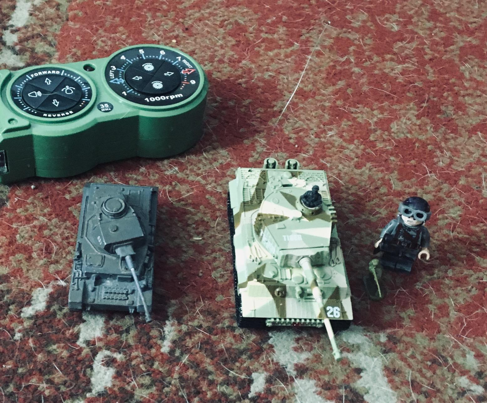 Remote Control Mini Tank Tiger Military Model photo review