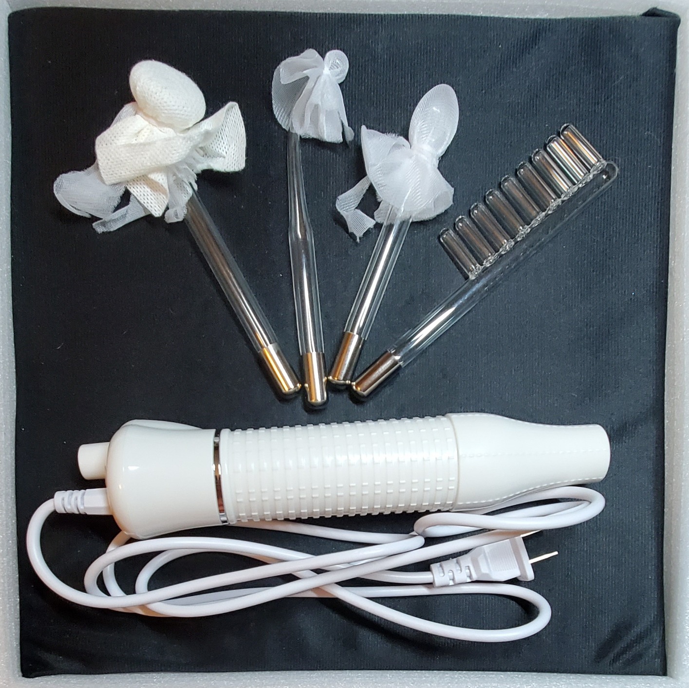 High Frequency Facial Machine Electrotherapy Wand Glass Tube photo review