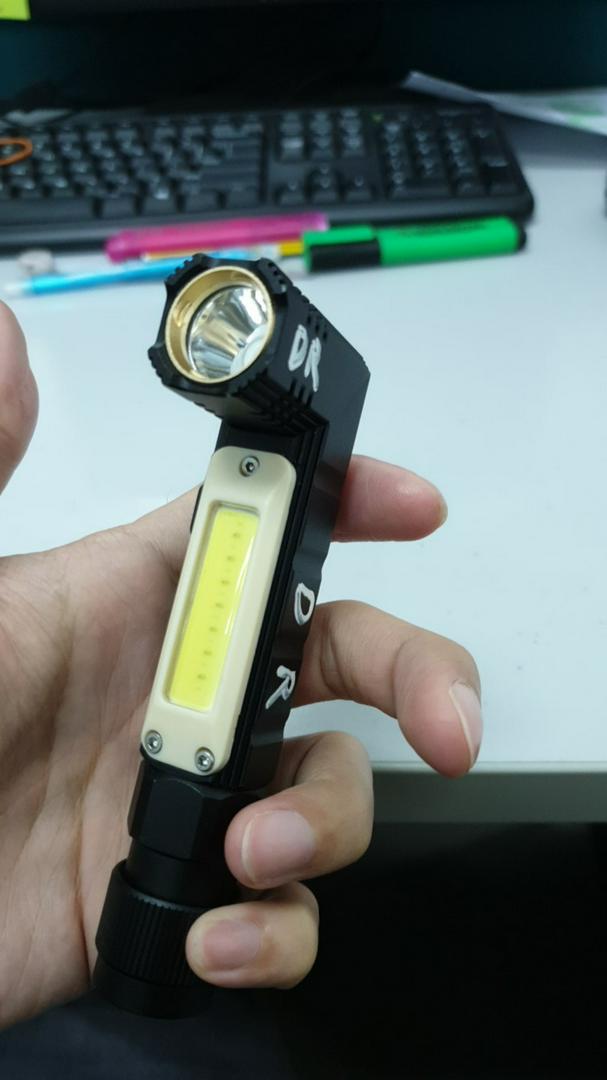 Handy 90 Degree Rechargeable Flashlight photo review