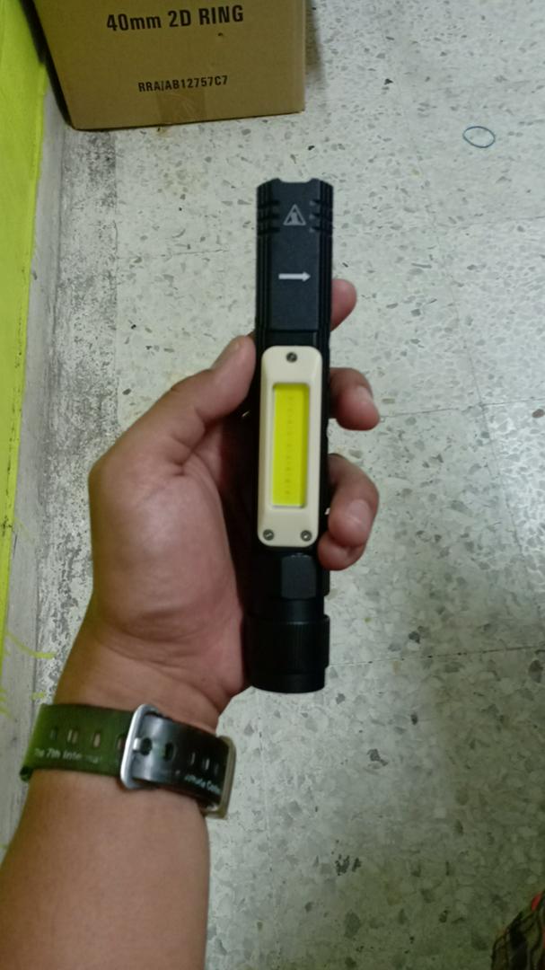 Handy 90 Degree Rechargeable Flashlight photo review