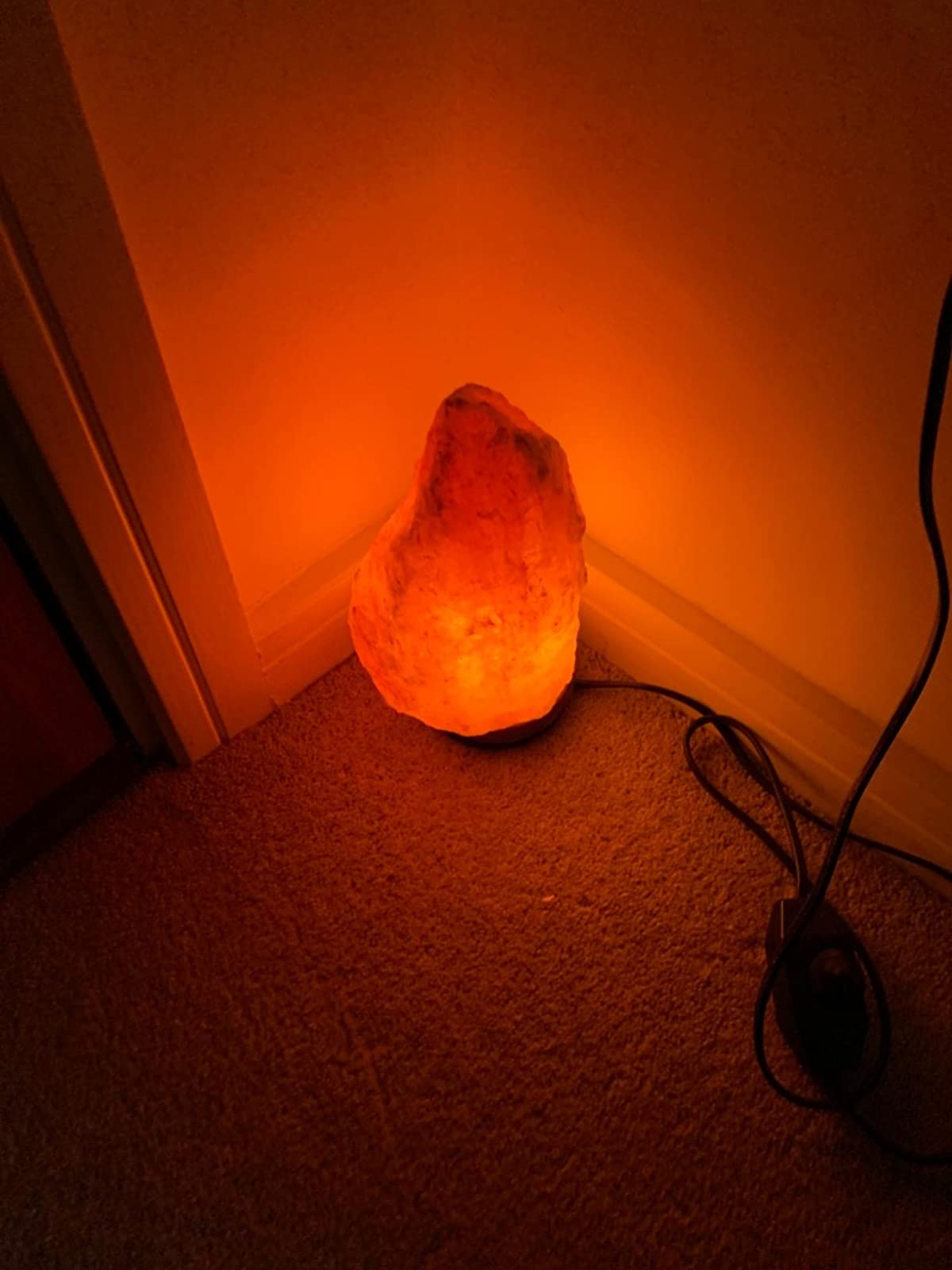 Himalayan Crystal Salt Wood Lamp photo review