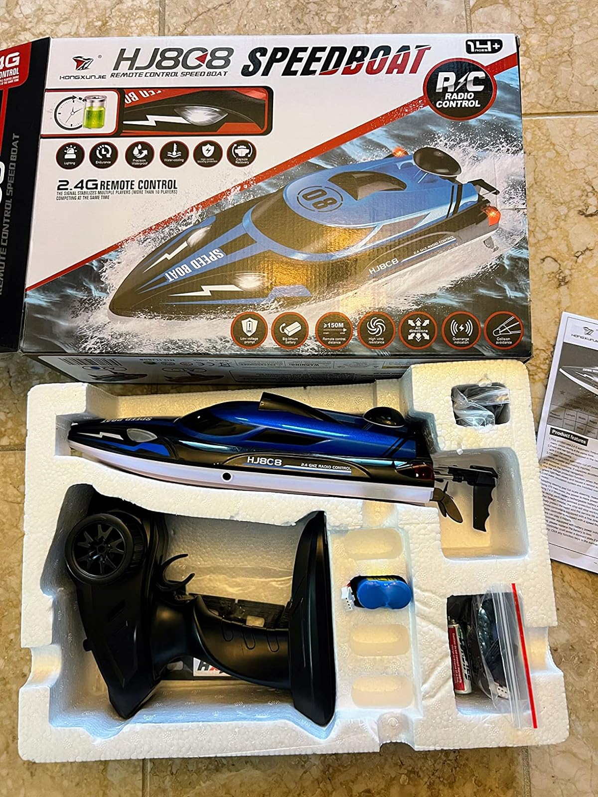 High Speed Remote Control Racing Boat For Kids photo review