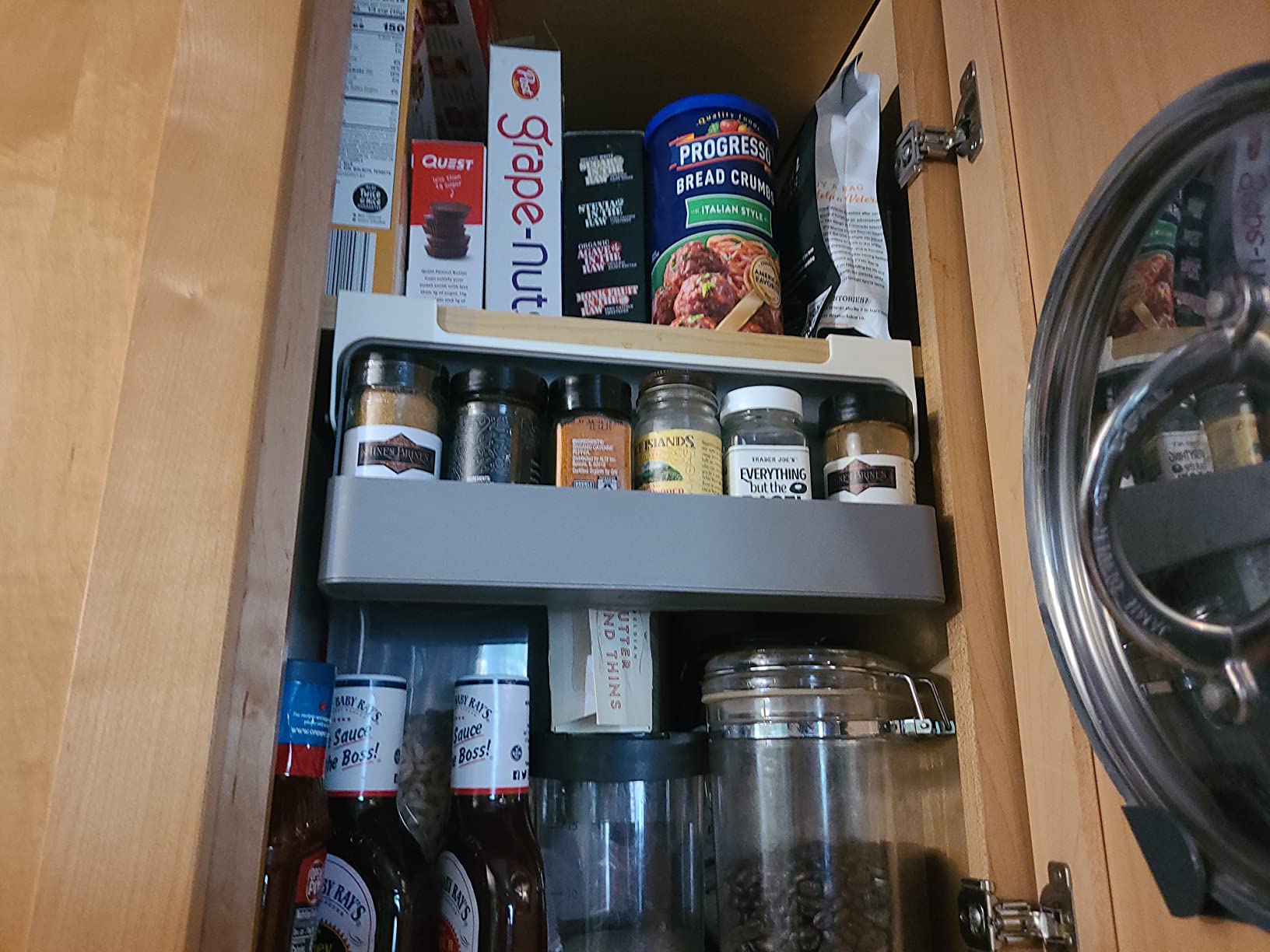 Home Kitchen Under-Shelf Spice Organizer photo review