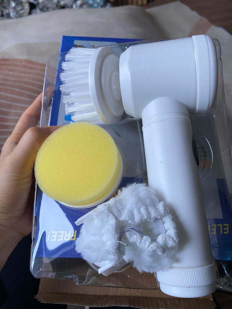 Housework 5 In 1 Cleaning Brush Electric Bathtub photo review