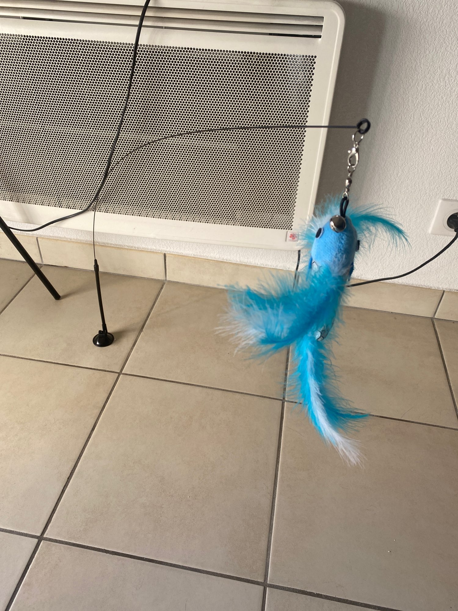 Interactive Cat Toy with Feather Bird photo review