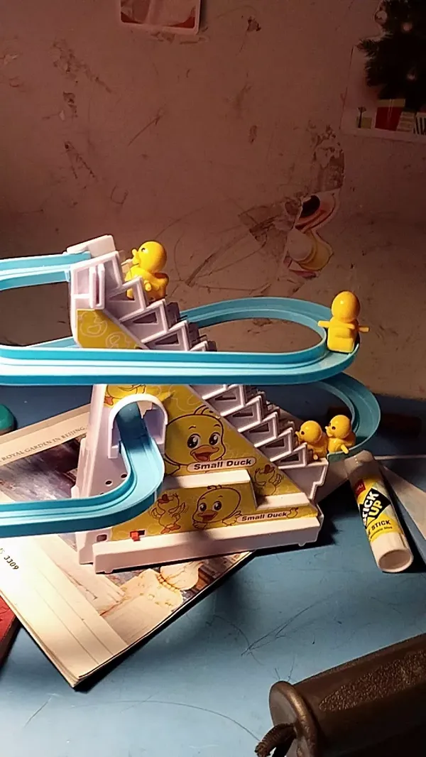 Educational Climbing Stairs Track Toy With Light And Music For Kids photo review