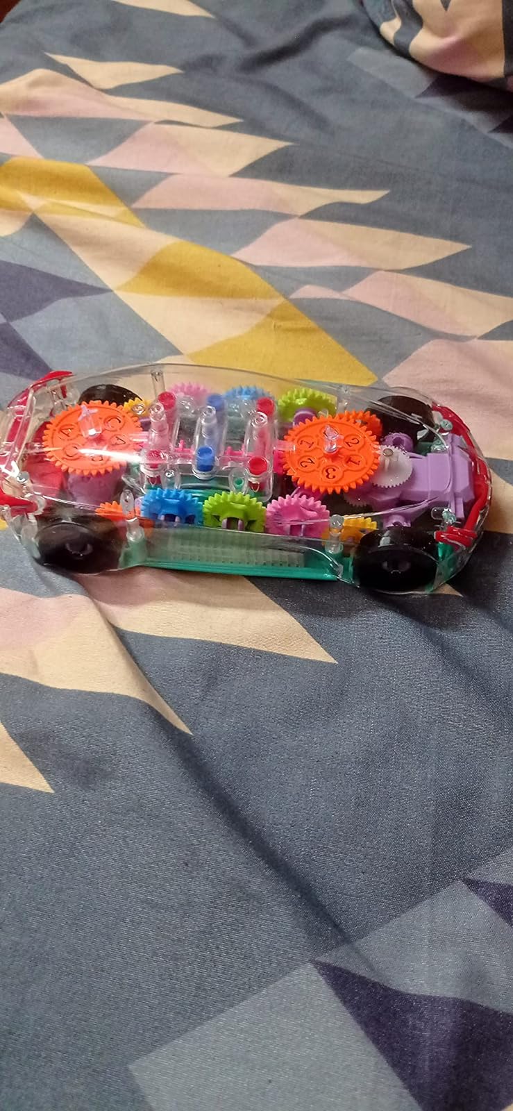 Transparent Gear Concept Light Music Electric Toy Car Model photo review