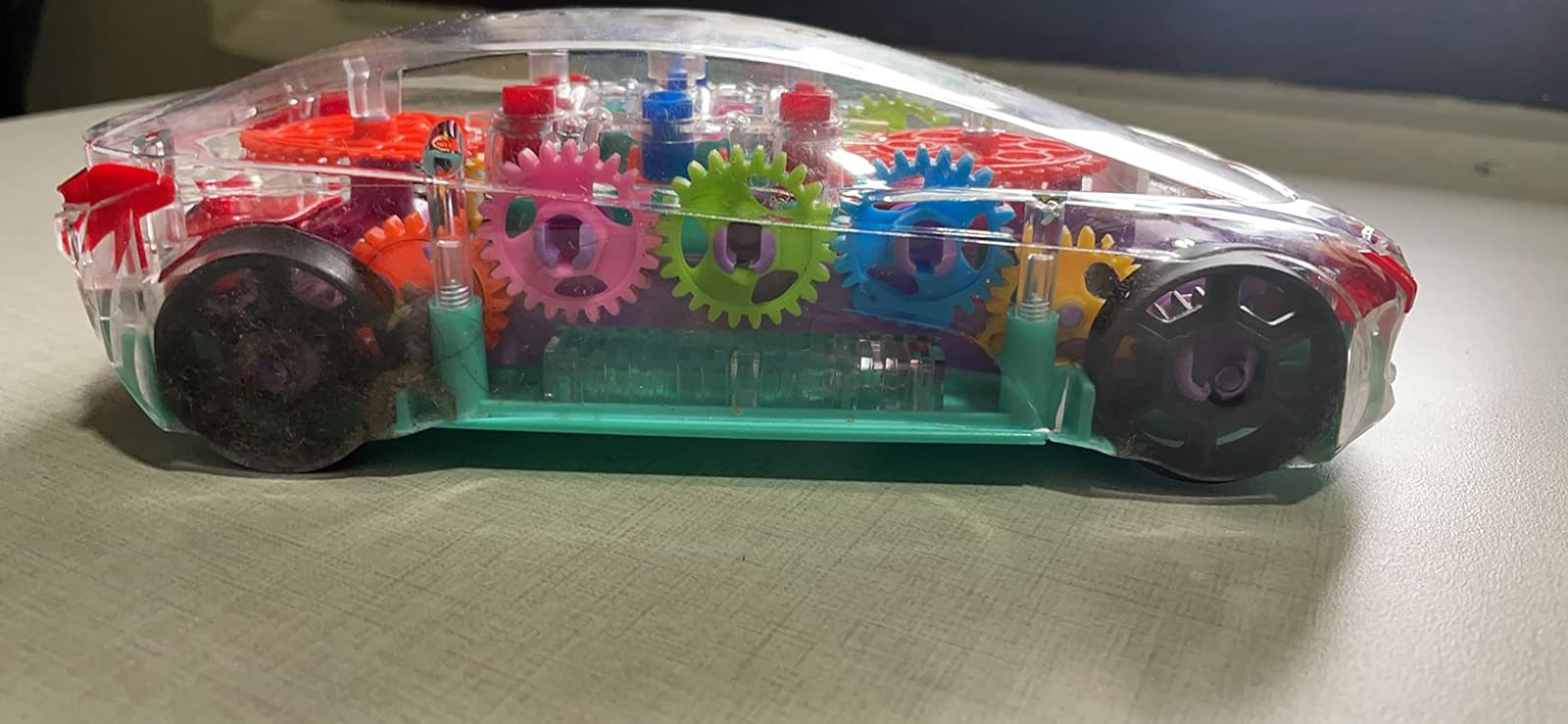 Transparent Gear Concept Light Music Electric Toy Car Model photo review