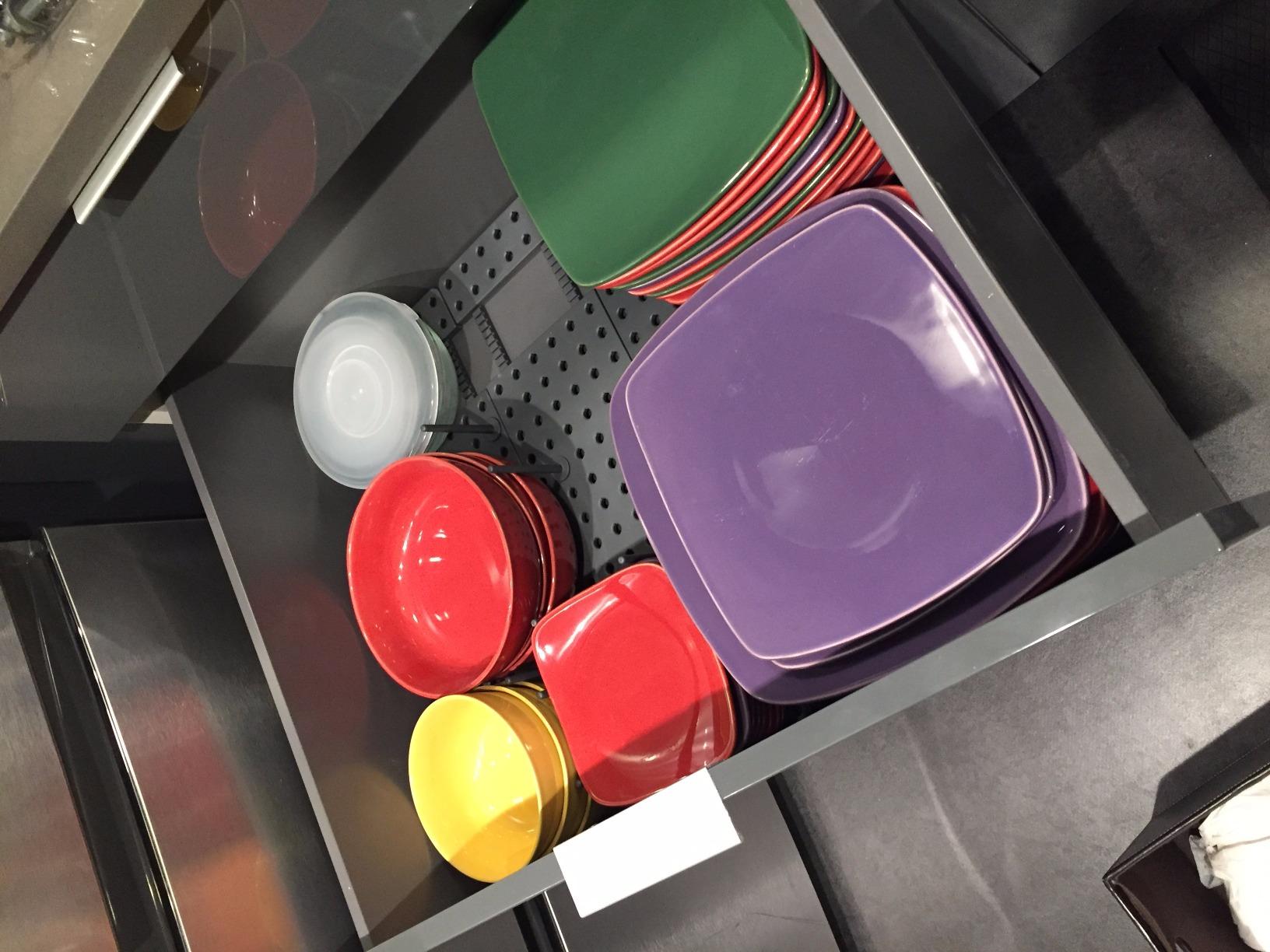 Dish drying rack in the kitchen drawer photo review