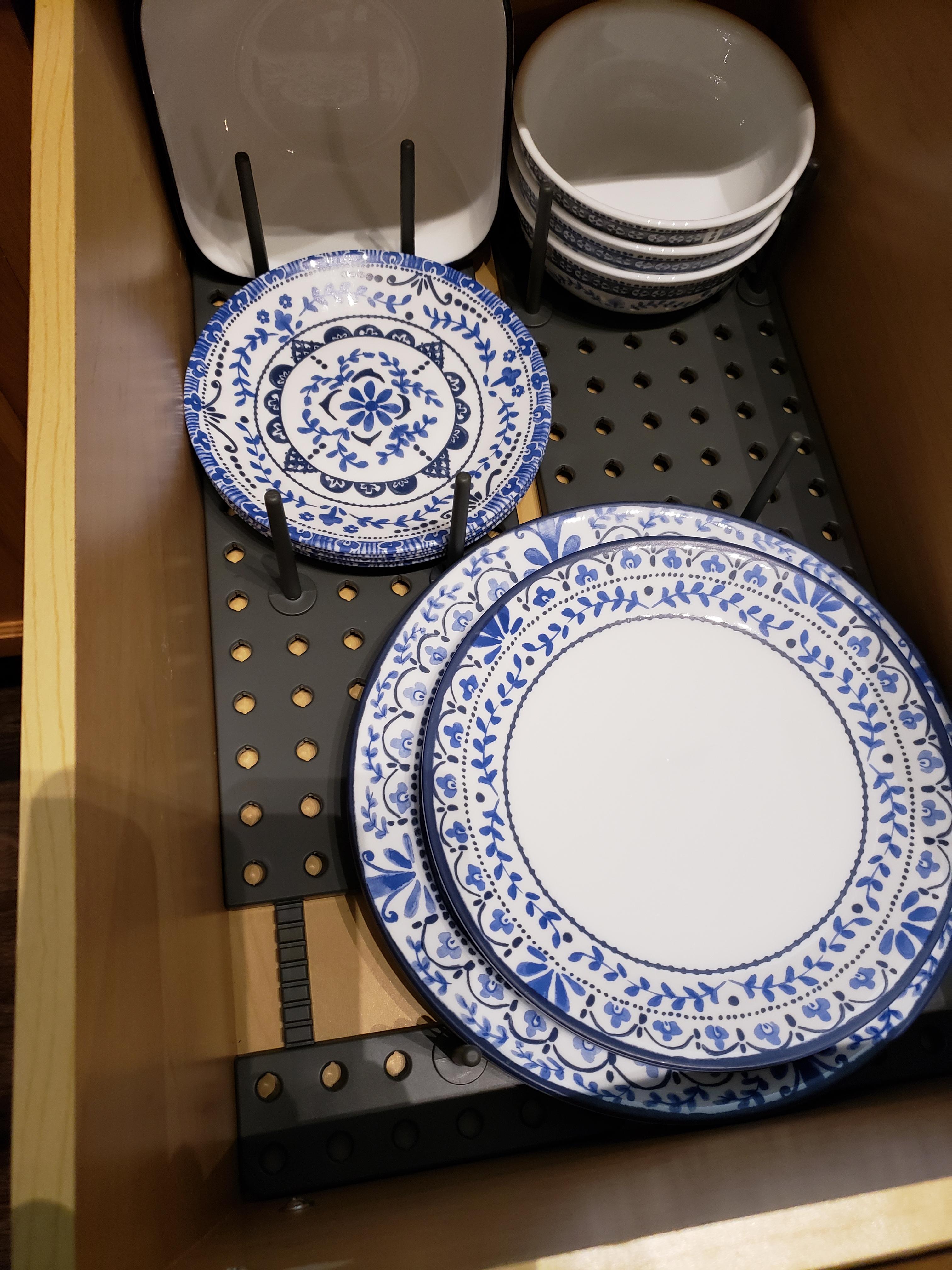 Dish drying rack in the kitchen drawer photo review