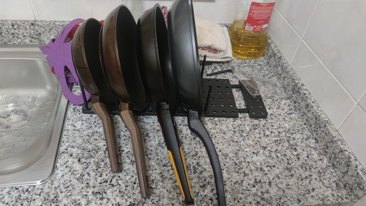 Dish drying rack in the kitchen drawer photo review