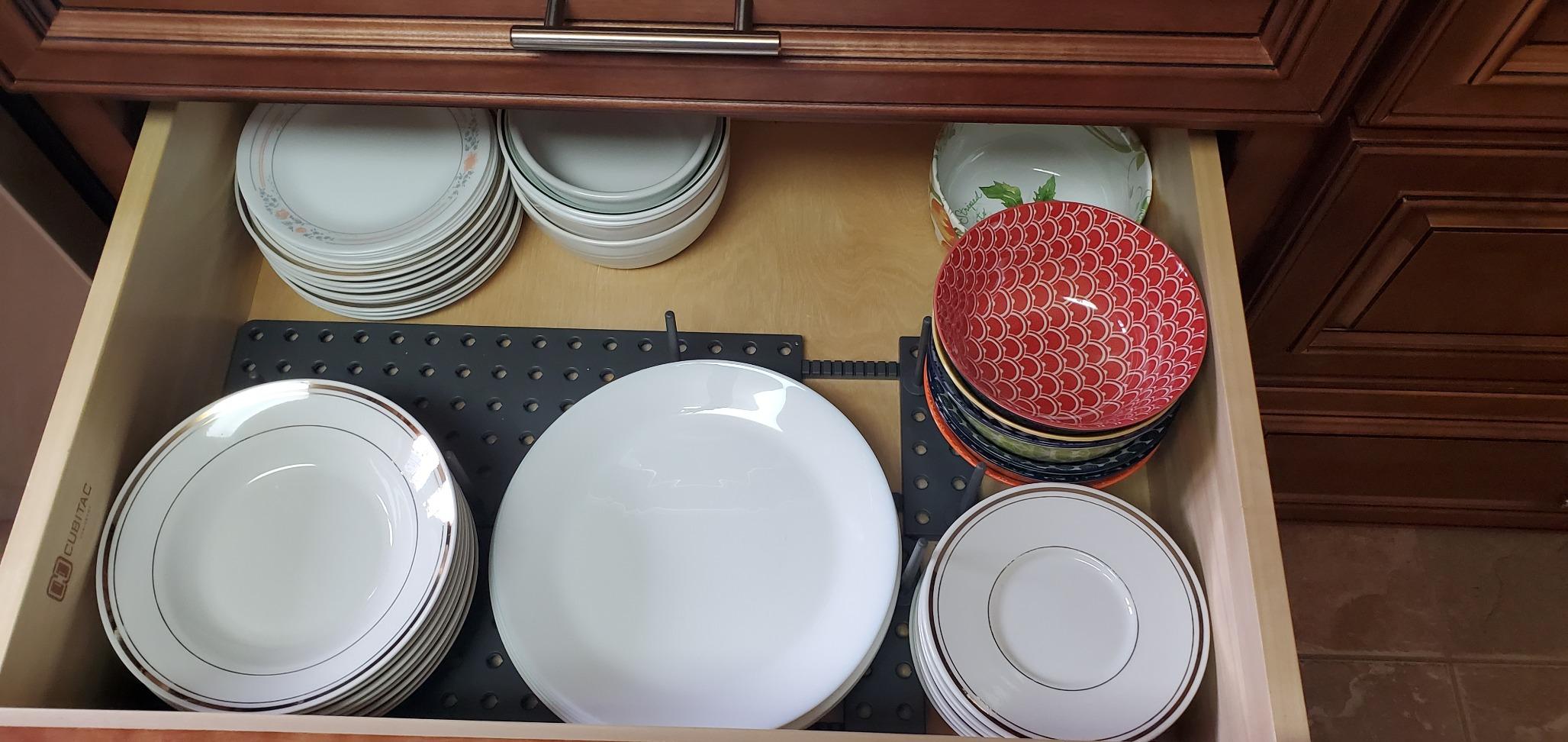 Dish drying rack in the kitchen drawer photo review