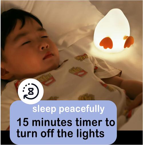 Rechargeable Duck Shaped LED Night Light for Kids, USB Charge, Dimmable, Phone Holder, Baby Gift, High Quality