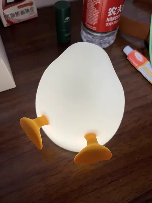 Rechargeable Duck Shaped LED Night Light for Kids, USB Charge, Dimmable, Phone Holder, Baby Gift, High Quality photo review