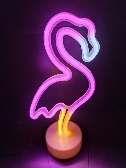 Solar Flamingo LED Bird Lamp Outdoor Fence Light Waterproof Garden Decor photo review