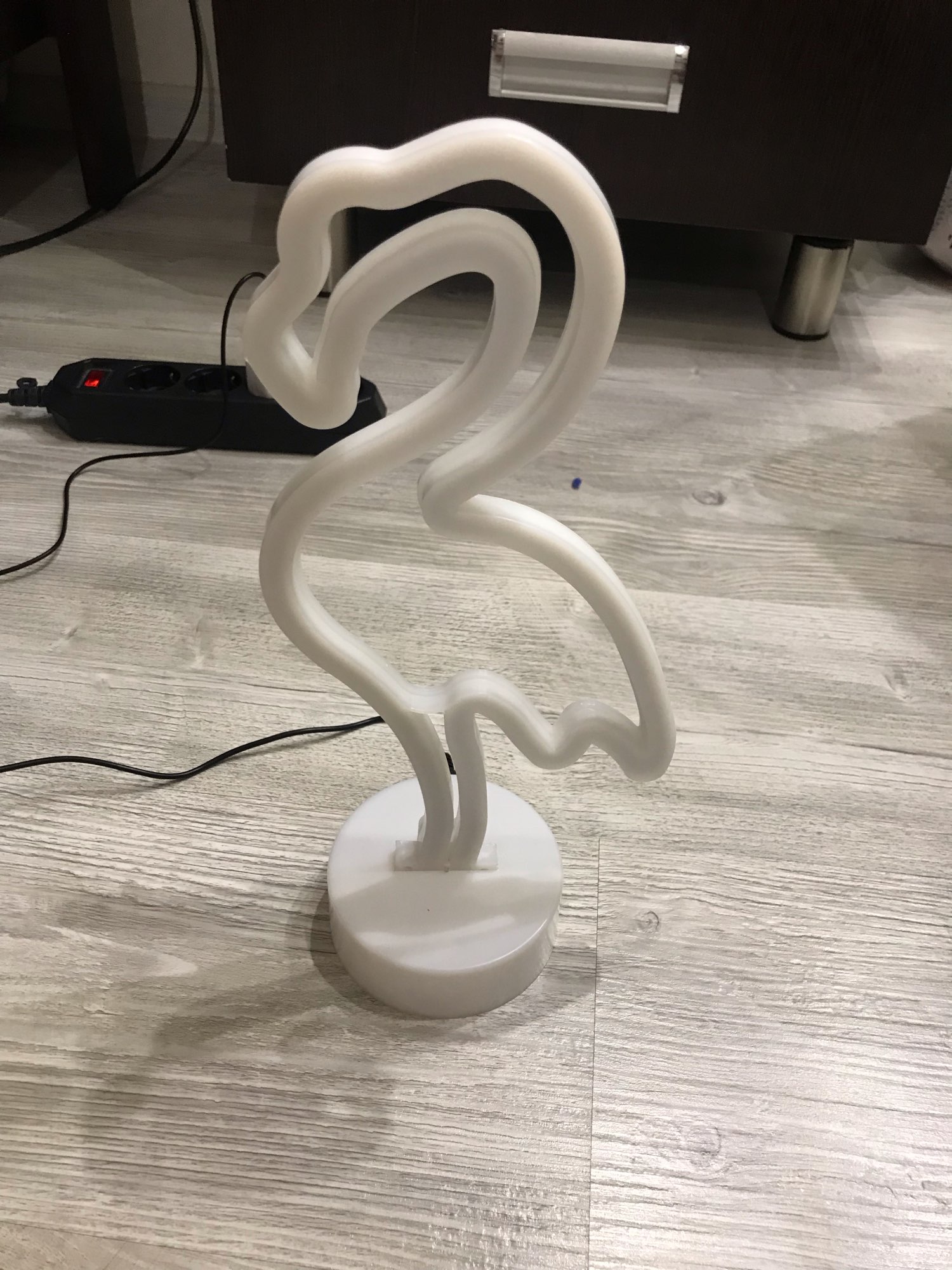 Solar Flamingo LED Bird Lamp Outdoor Fence Light Waterproof Garden Decor photo review