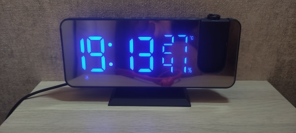 Led Digital Projection Alarm Clock photo review