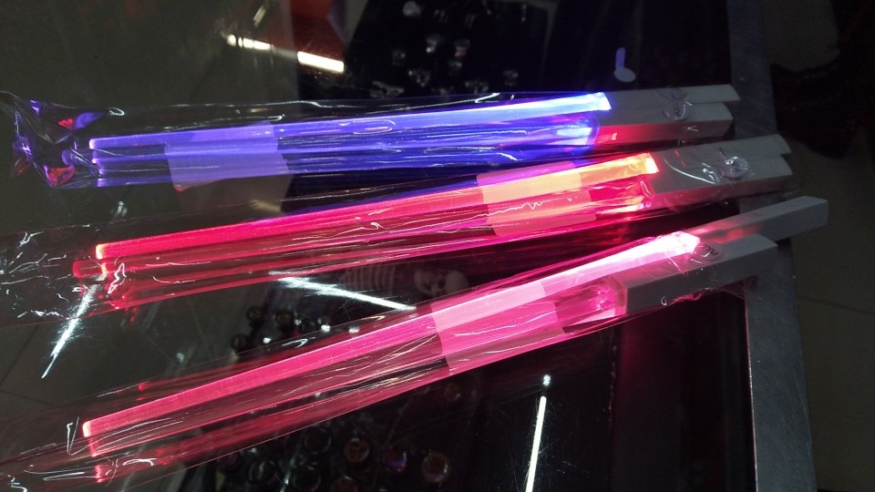 Led Lightsaber Chopsticks With Durable Portable Bpa And Food Safe Tableware photo review