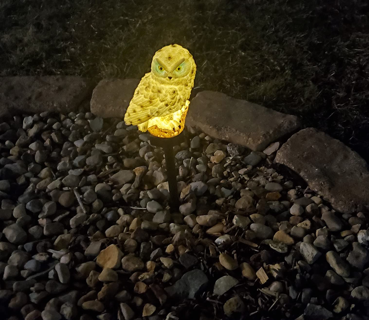 Led Solar Garden Owl Lights Waterproof Animal photo review