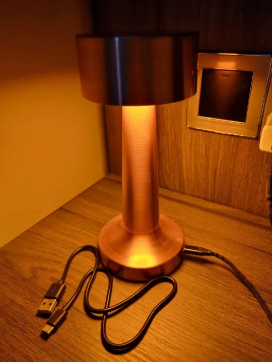 Convenient Rechargeable Compact Table Lamp photo review