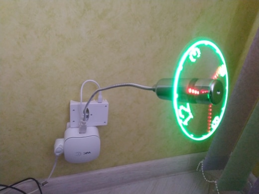 Led Usb Clock Fan photo review