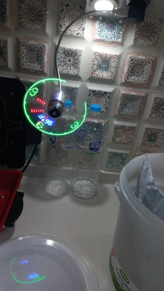 Led Usb Clock Fan photo review