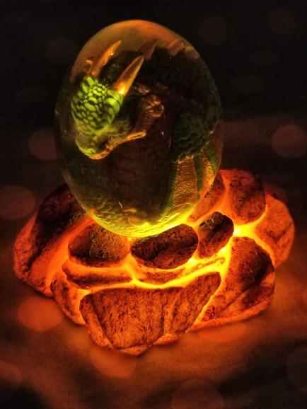 Lifelike Lava Dragon Egg photo review