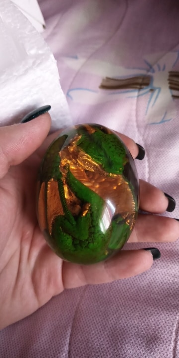 Lifelike Lava Dragon Egg photo review