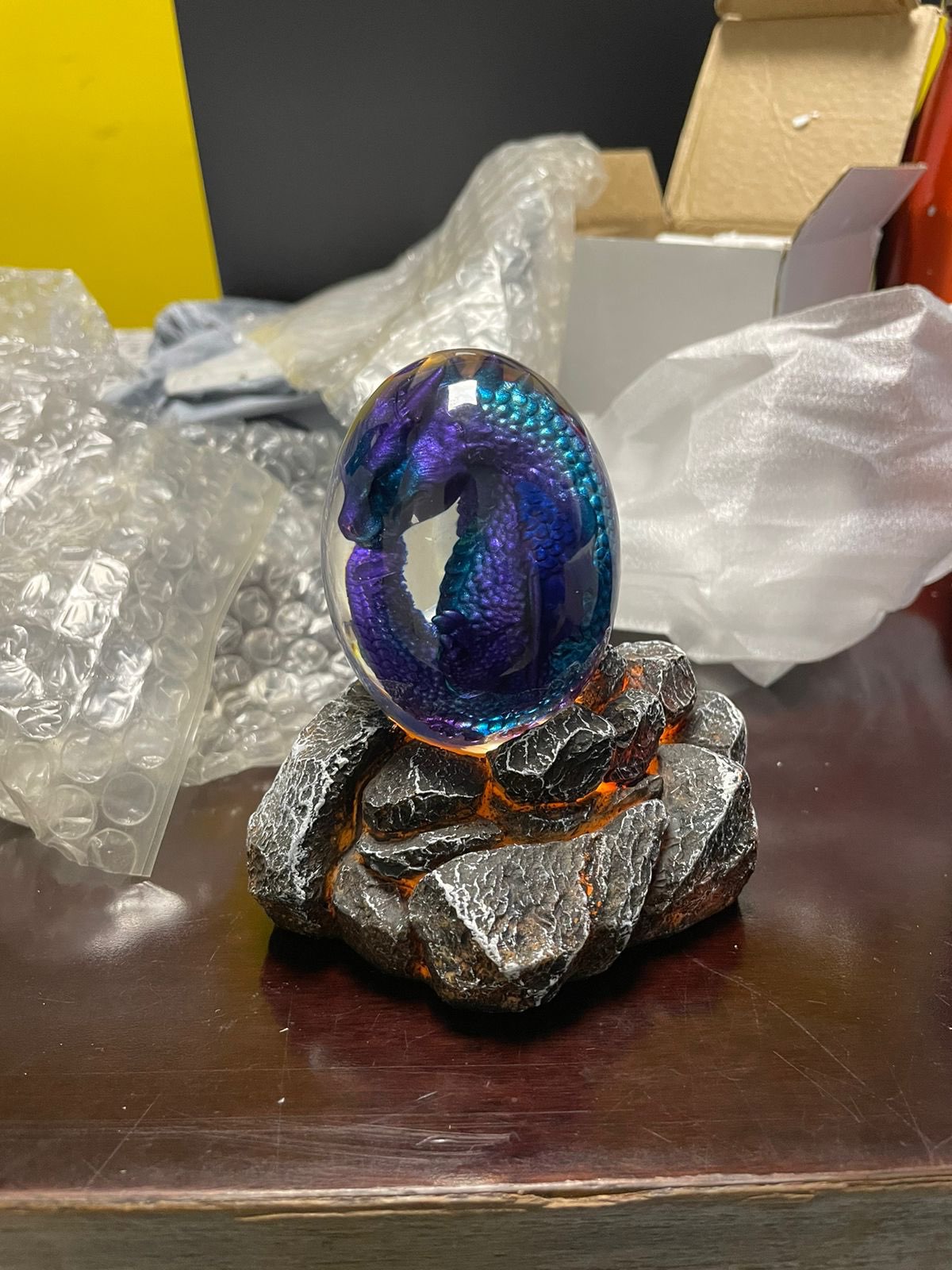 Lifelike Lava Dragon Egg photo review