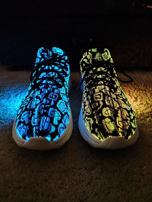 Light Up Optical Fiber Sneakers photo review