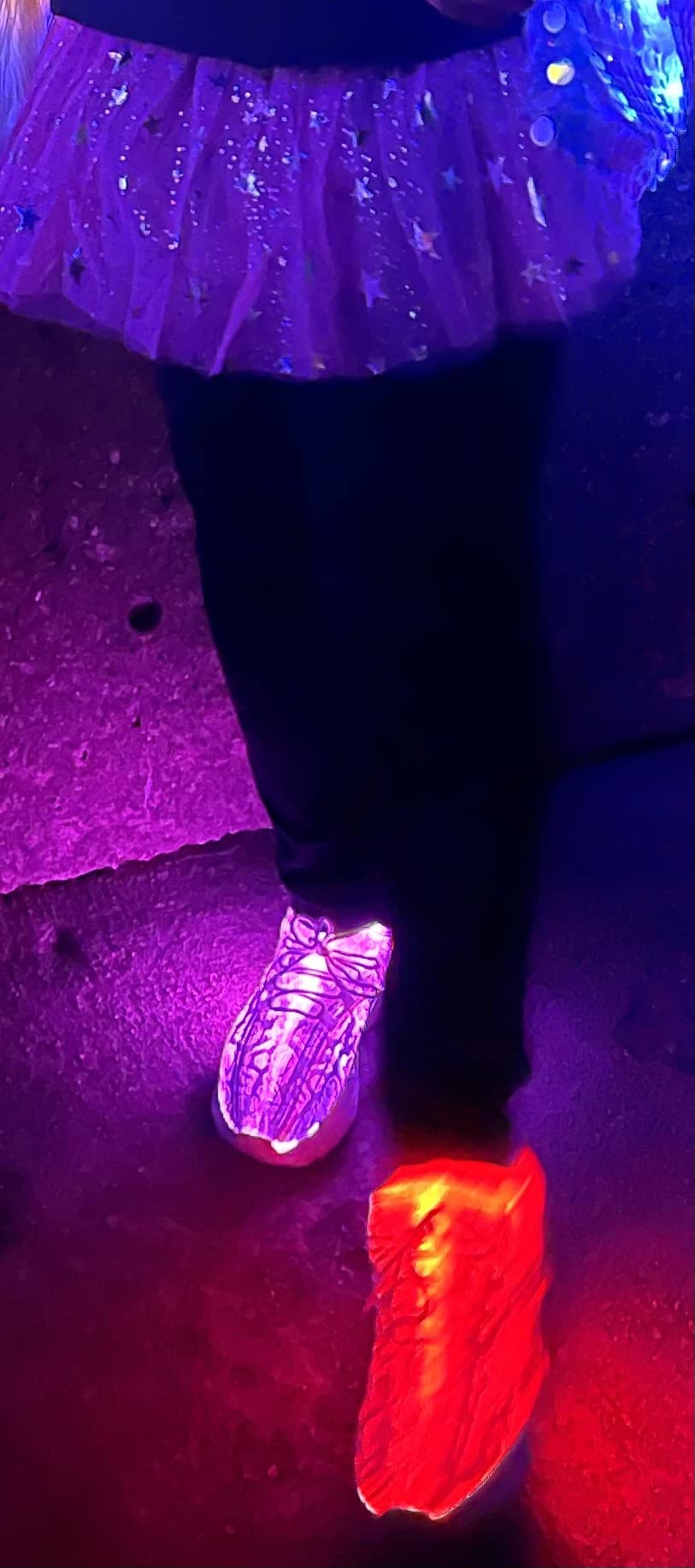 Light Up Optical Fiber Sneakers photo review