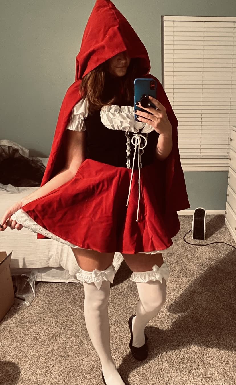 Little Red Riding Hood Costume Adult - Plus Size Halloween Costumes For Women photo review