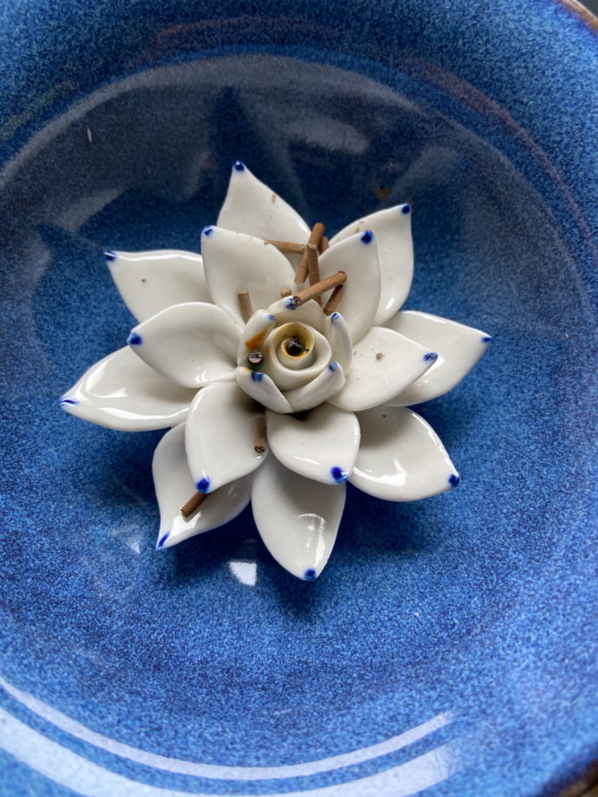 Lotus Flower Ceramic Incense Holder photo review