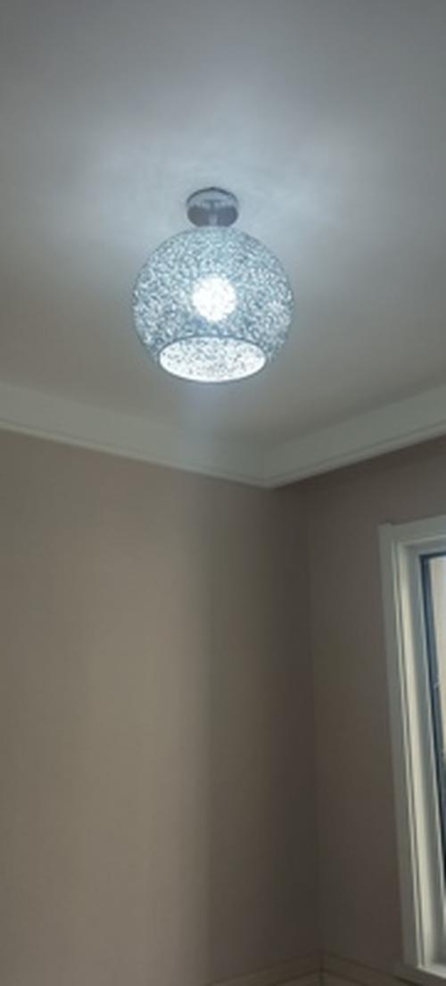 Modern LED Crystal Ceiling Lights, Minimalist Home Decor, Living Room, Porch, Hallway photo review