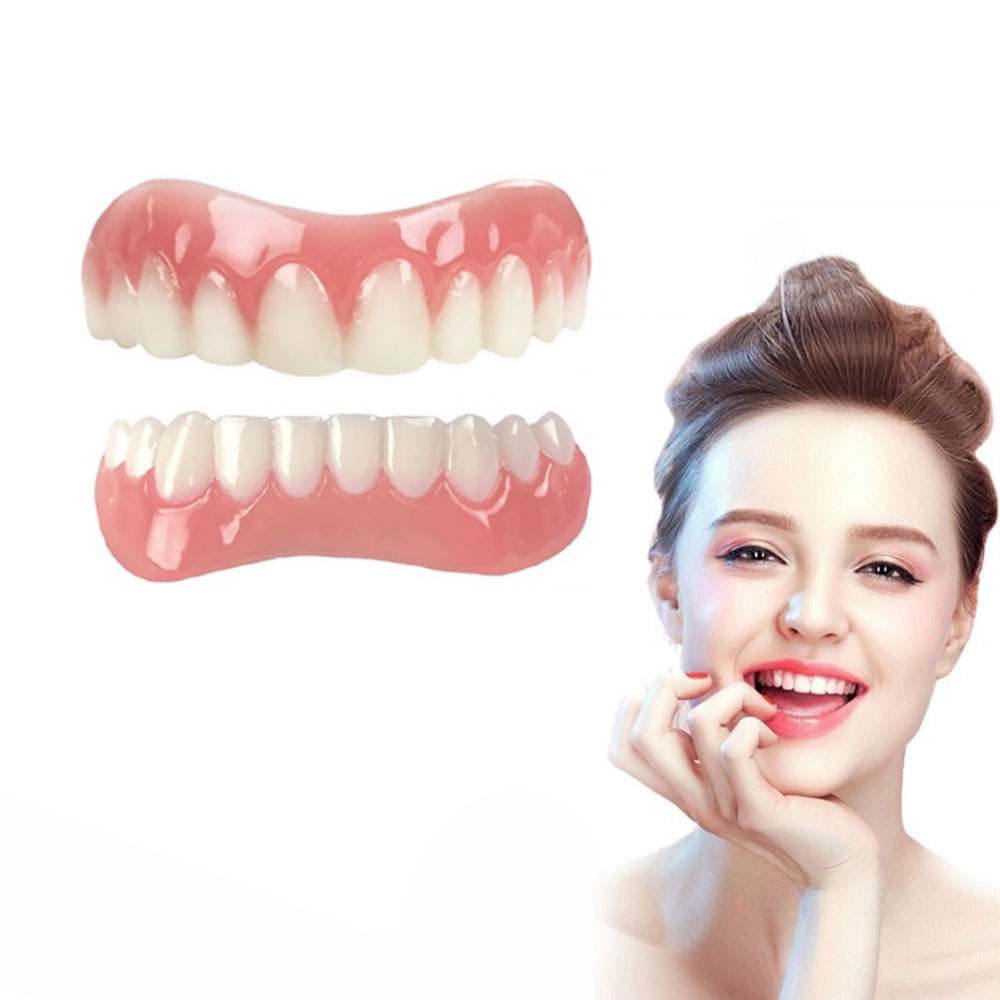 Fyeme Braces Snap On Instant Perfect Smile eneers Dentures Comfort Fit Flex Teeth eneers - Denture For Top and Bottom Teeth to Make White Tooth Beautiful Neat - Walmart.com