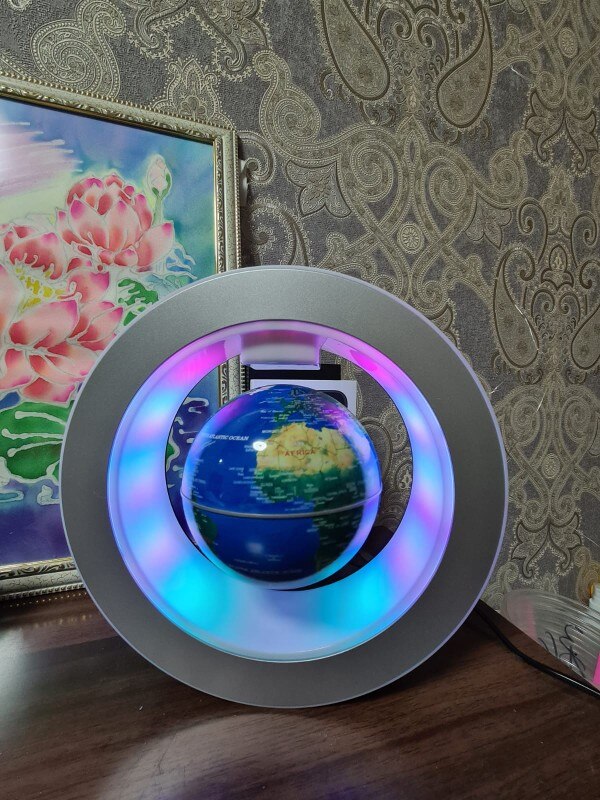 Floating Globe With Decorative LED Lights photo review