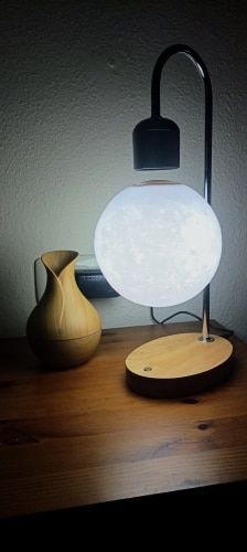 Magnetic Floating Moon Lamp With Convenient Charger photo review