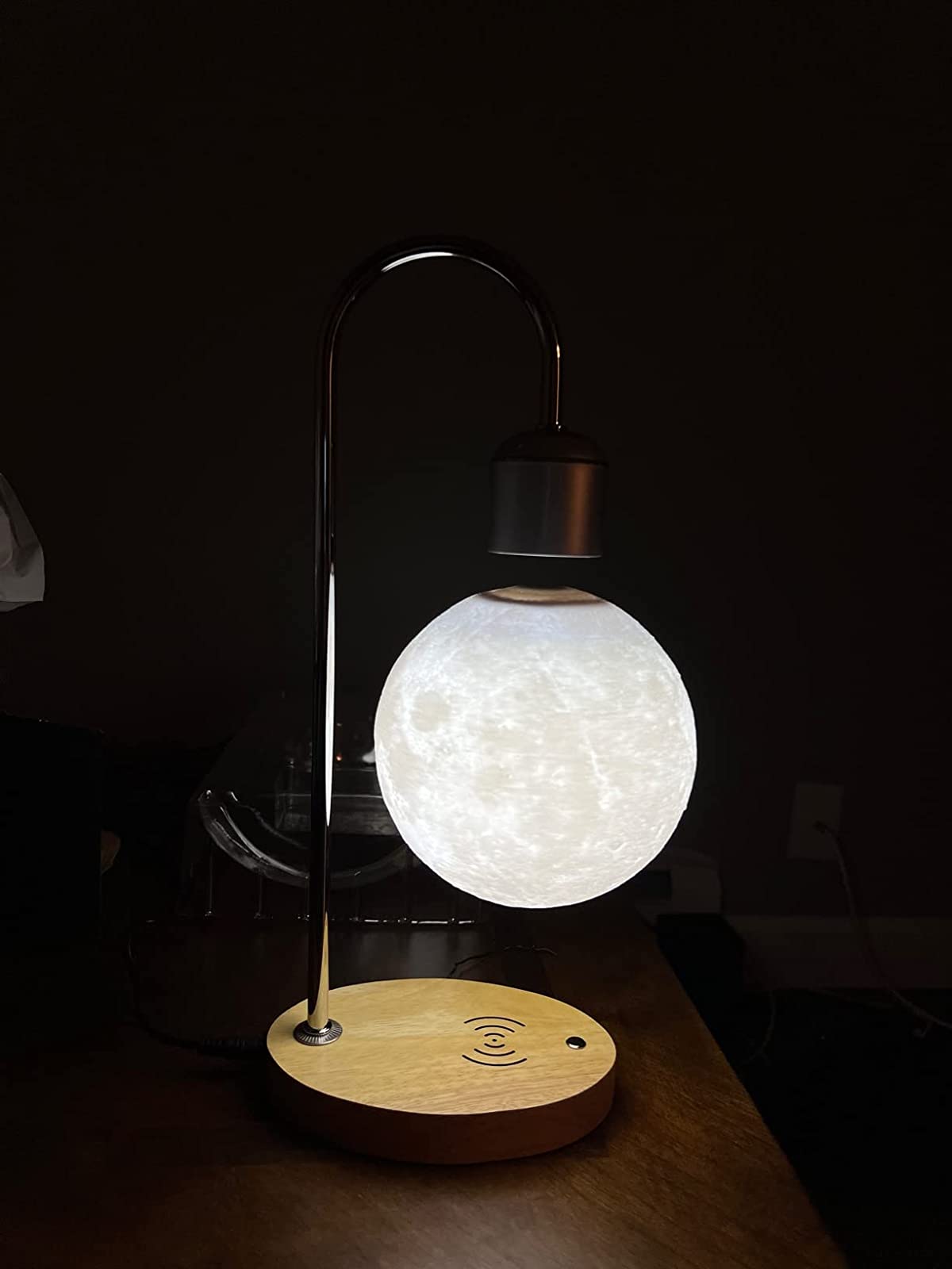 Magnetic Floating Moon Lamp With Convenient Charger photo review